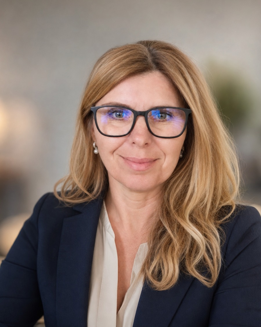 Marija Dürlinger u profesionalnom poslovnom portretu